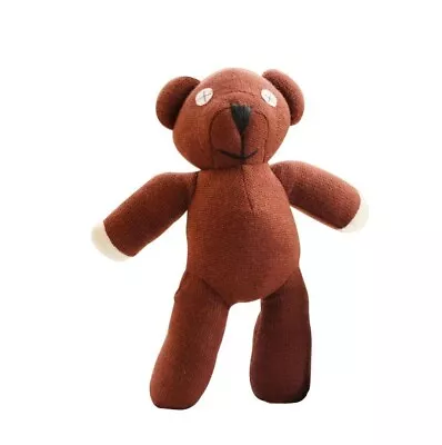 23cm Mr Bean Teddy Bear Stuffed Plush Toy Soft Cartoon Brown Toys Birthday Gifts • $9.99