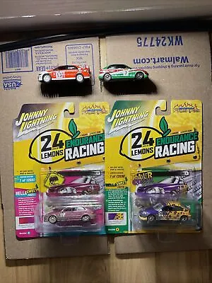 Johnny Lightning 24hrs Lemons 1998 Honda Civic 1:64 Diecast LOT OF 2 NEW • $18