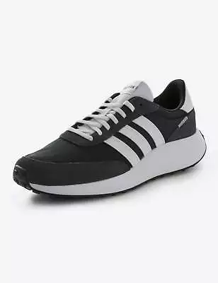 Adidas - Mens Winter Casual Shoes - Sneakers - Black Runners - Run 70'S Lace Up • $98.45