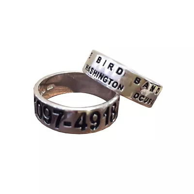 Sterling Silver Duck Band Ring Men's Hunter Waterfowl Wedding Band Wide Band New • $45