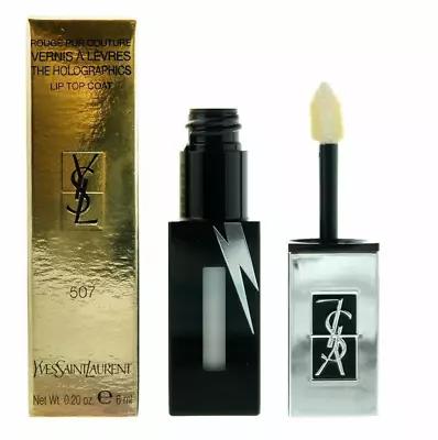 YSL Vernis À Lèvres The Holographics LIP TOP – 507 HOLOGRAPHIC WHITE  **** • £20