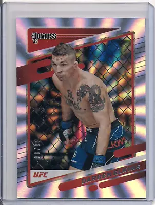 2022 Donruss UFC #167 Darren Elkins Silver Holo Laser 98/99 • $6.99