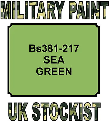 Bs381-217 Sea Green Military Paint Metal Steel Heat Resistant Engine Vehicle  • £14.99