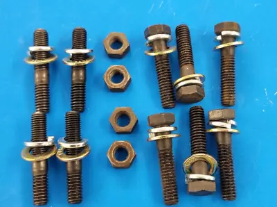 $24.90 • Buy Valiant Mopar Case Hardened N-O-S Small Blk Exhaust Manifold Bolt/stud/nut Set