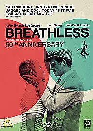 £5.63 • Buy Breathless DVD (2010) Jean-Paul Belmondo, Godard (DIR) Cert PG Amazing Value