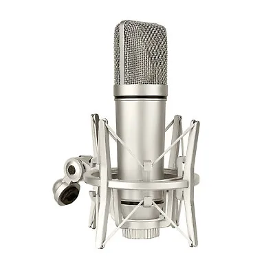 U87 Studio Condenser Microphone With Shock Mount Singing Recording Cardioid Mic • $26.96