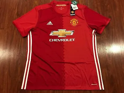 2016-17 Adidas Manchester United Men's Home Soccer Jersey Extra Large XL Man U • $30