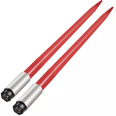 VEVOR 2pcs Hay Bale Spear 39  3000 Lbs Capacity Spike Fork For Tractors Loaders • $99.99