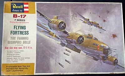 Revell B-17 Flying Fortress Memphis Belle H-201 1/72 STARTED PARTS Model Kit • $39.88