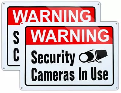 Large Warning Video Surveillance In Use SignSecurity Cameras In Use SignLarge  • $15.22