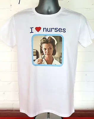 £12 • Buy Medium T-shirt Nurse Ratched I Love Nurses. One Flew Over The Cuckoo's Nest. 