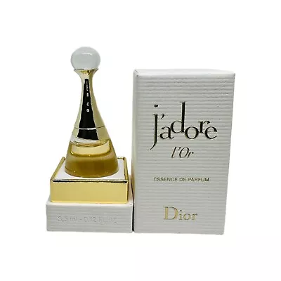 NEW Dior J'adore L'Or Essence De Parfum Splash 3.5ml Mini Perfume • $28.50