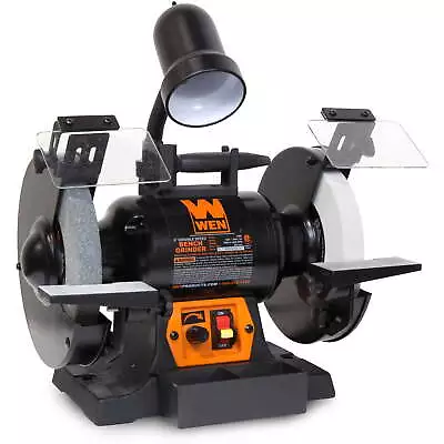 WEN Products 5-Amp 8-Inch Variable Speed Bench Grinder With Flexible Work Light • $134.93