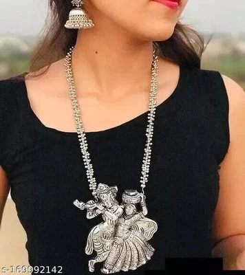 $27.87 • Buy Silver Oxidized Traditional Ethnic Indian Bollywood Jhumka Earrings Jewelry Set