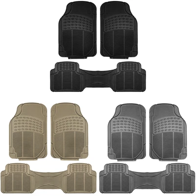 $21.99 • Buy Universal Fit Rubber Car Floor Mats Tactical Fit Heavy Duty 3pc Set