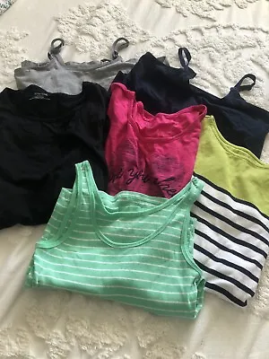 6 Piece Motherhood Maternity & A-Glow Tops Lot Size Small Pre-Loved • $26.95