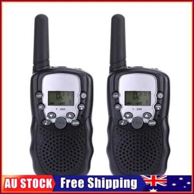 $24.69 • Buy 2pcs Mini Walkie Talkie 5km UHF 2 Way Radio Wireless For Amateur (Black)