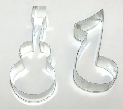 Guitar Musical Note Cookie Cutters Party Favors Each • $2.95
