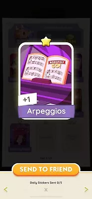 Monopoly Go!-Arpeggios- 1⭐️-Set 2-⚡️FAST DELIVERY⚡️ • $1.50