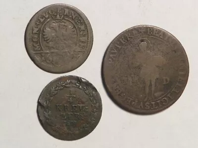 SWITZERLAND 1600's-1700's - Lot Of 3 Misc. Coins • $18.50