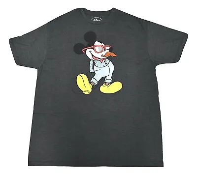 Disney Mens Mickey Mouse In Mustache Disguise Funny Shirt New S M L 2XL • $9.99