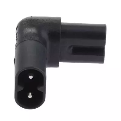 IEC 320 Connection Adapter 90 Degrees Angled C7 To C8   LCD Wall Mounting • £4.99