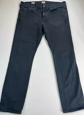 J Crew Jeans Mens 36x32 Blue Kurabo 484 Japanese Denim Cotton Stretch Tapered • $26.24