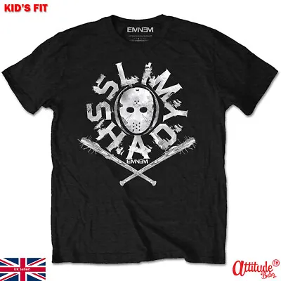 £13.95 • Buy Eminem Kids T Shirts-Official-Shady Mask-Kids Rock Tee Shirts-Eminem T Shirts