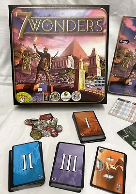 7 Wonders Board Game Complete Good Condition Repos Production Age 10+ 2-7 Player • £19.99