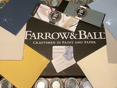 Farrow & Ball A5 Hand-Painted Colour Sample Card • £3.25