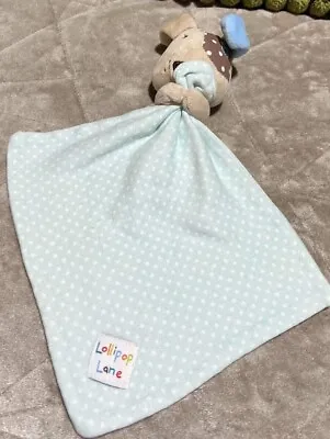 LOLLIPOP LANE DOG SOFT TOY Plush Comforter Baby Toy • £15