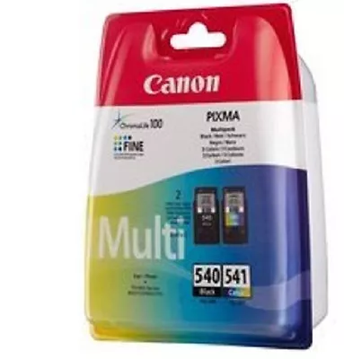 Canon PG540 Black & CL541 Colour Ink Cartridges For PIXMA MG3150 MG3250 MG4150 • £44.99