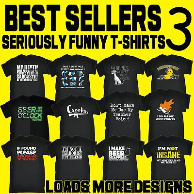 $24.85 • Buy Funny Mens T-Shirts Novelty T Shirts T-shirt Clothing Gift Shirt BLACK TEE 3