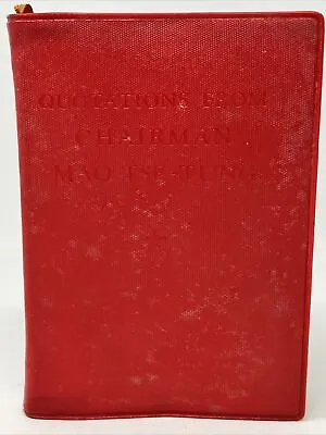 Quotations From Chairman Mao Tse-Tung 1966 1st China PRC Red Book English • £48.21