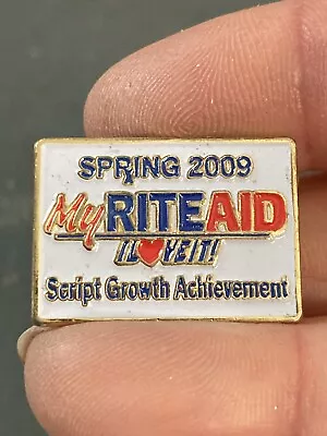 Spring 2009 My Rite Aid Love It  Lapel Pin Vest Collectible EUC K518 • $8.95