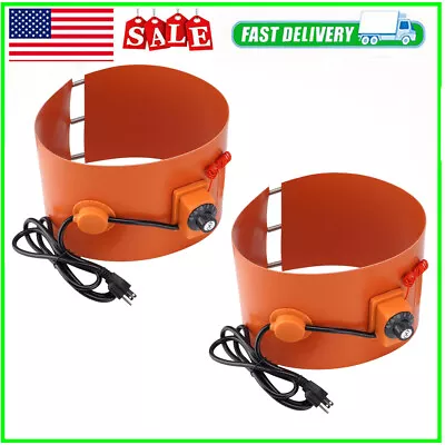 2pcs Drum Heater For 5 Gallon Drums Insulated Band Heater 800 Watt 120 Volt • $102.99