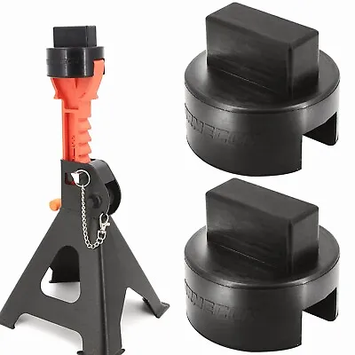 Jack Stand Adapters For Mercedes Porsche SUV Universal 2-3 TON - 2PCS Rubber Pad • $20.23