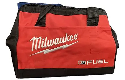 New Milwaukee Fuel M12 13  Heavy Duty Contractors Tool Bag 13  X 9  X 10  • $18.99