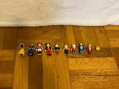 Vintage Disney Magic Town Square Friends Lot Of 9 Figures FREE SHIPPING • $16.95