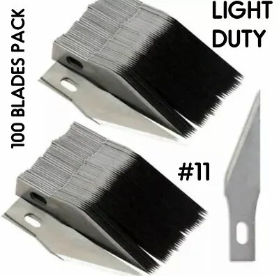 100PC #11 Blades For X-acto Knife Replacement Light Duty Hobby Arts&Craft Exacto • $12.95