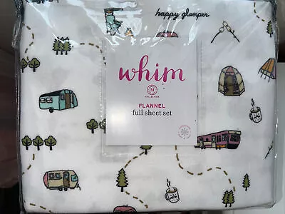 Whim By Martha Stewart Collection Flannel Cotton 4-Pc.  Sheet Set • $58.99