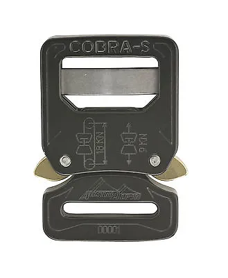 AustriAlpin Cobra 25mm 1  Black Buckle ( Female Adjustable - Male Fixed FC25KFV • £24