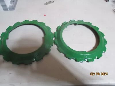 (2) John Deere Corn Planter Seed Plates #h-694-b Used Original Good Condition • $20