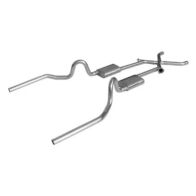 For Chevy Monte Carlo 70-72 Exhaust System Pypes 304 SS X-Pipe Crossmember-Back • $1120.75