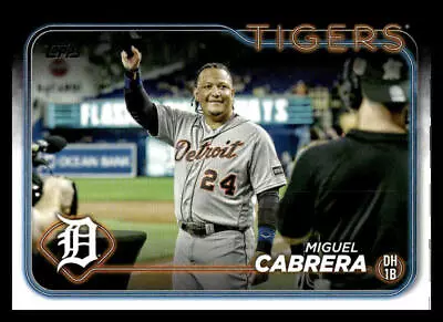 2024 Topps Series 1 Miguel Cabrera #201 Detroit Tigers • $1.99