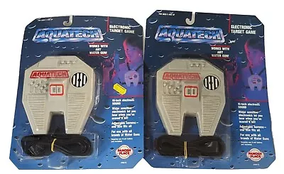 VTG 80s Aquatech Electronic Water Target Tag Game Panosh Place Pair Lot 2 1986 • $11.90