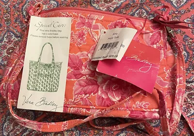 Nwt Vera Bradley Hope Toile Breast Cancer Shoulder Small Bag Crossbody Vintage • $20