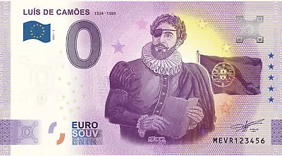 £5.90 • Buy 1 X 0 EURO - Luís De Camões (Portugal) - EuroSouvenir 