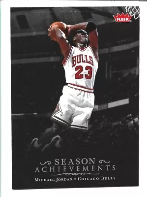 Michael Jordan 2007-08 Fleer Box Set #SH4 Season Achievements • $4.23