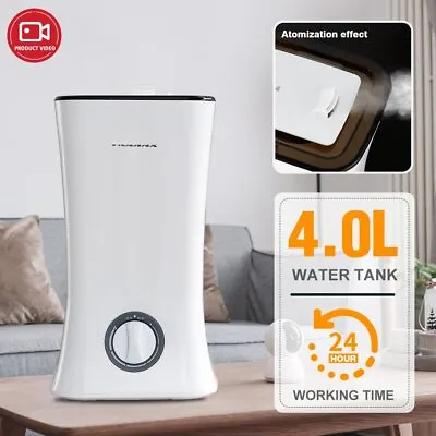 4L Air Cool Mist Ultrasonic Humidifier Aroma Essential Oil Home Office Diffuser • $24.54